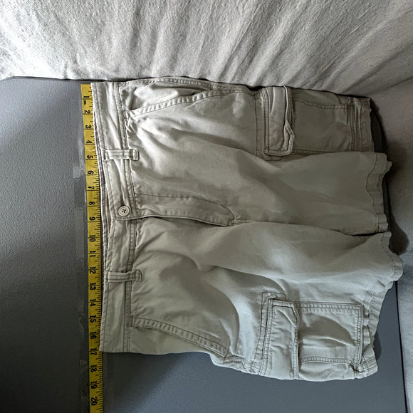 Vintage Old Navy Mens Cargo Shorts Size 34 Loose Fit Utility Y2K Baggy Preppy - Picture 6 of 10